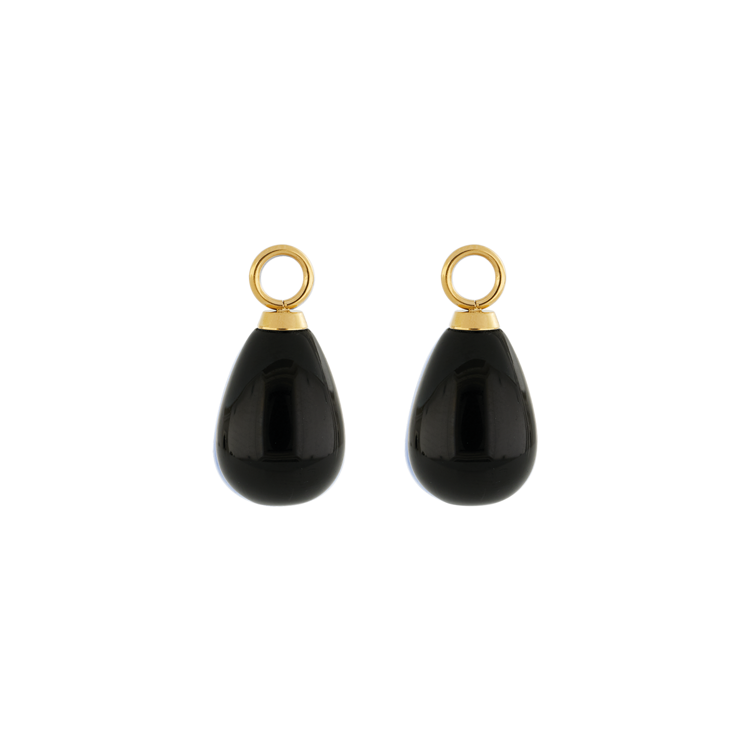 EAR ME UP Charm Gocce Oro-Nero