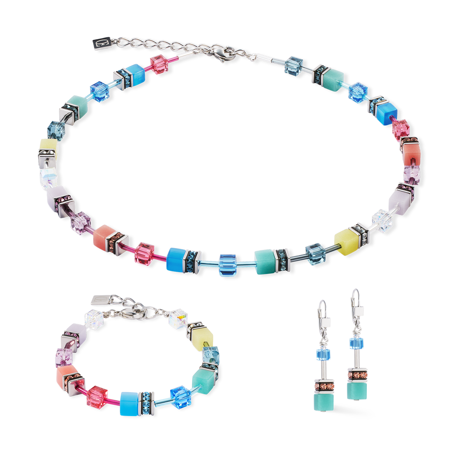Collana GeoCUBE® Iconic Magic argento