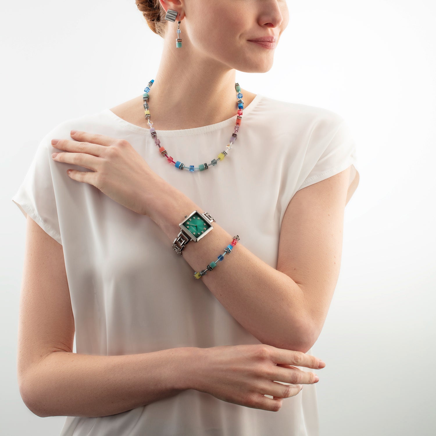 Collana GeoCUBE® Iconic Magic argento