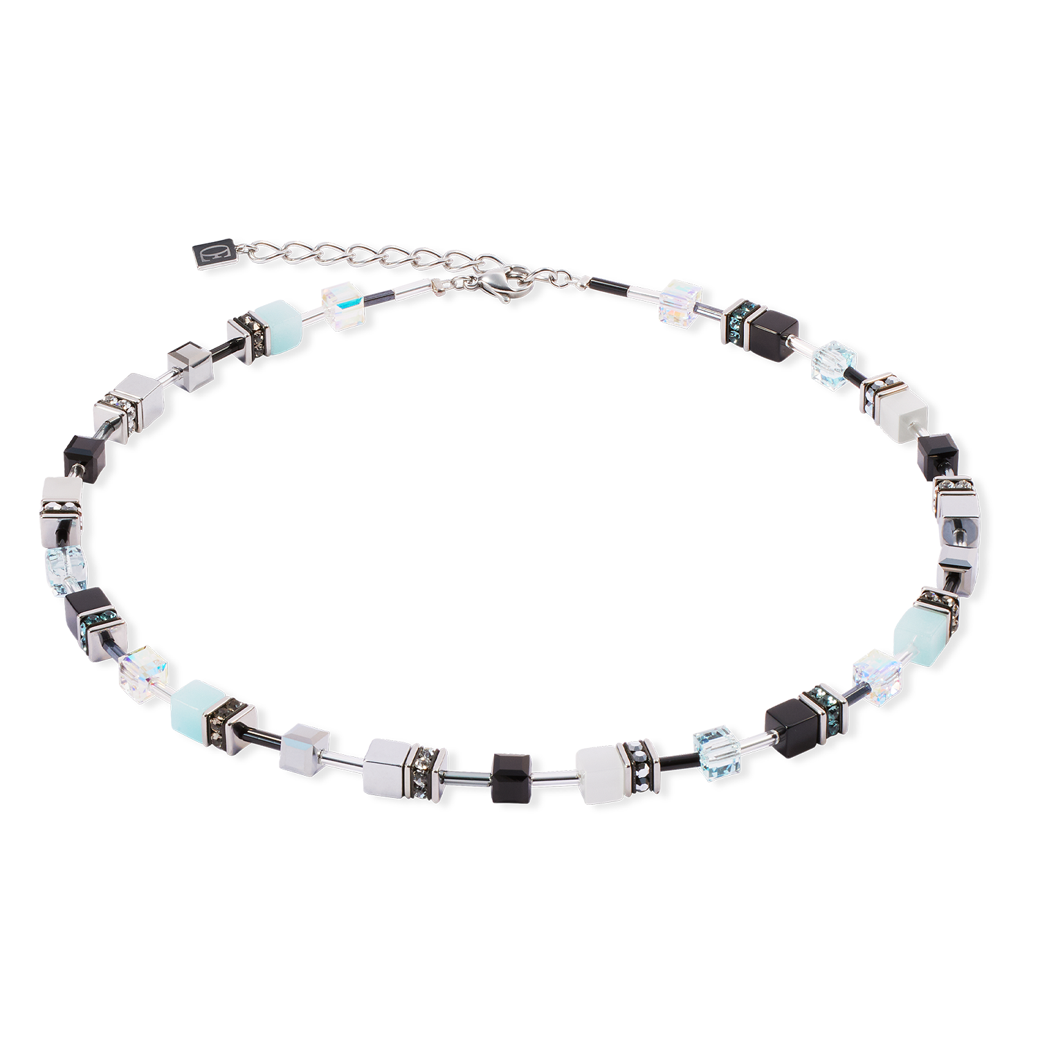 Collana GeoCUBE® Iconic Ice Serenity argento