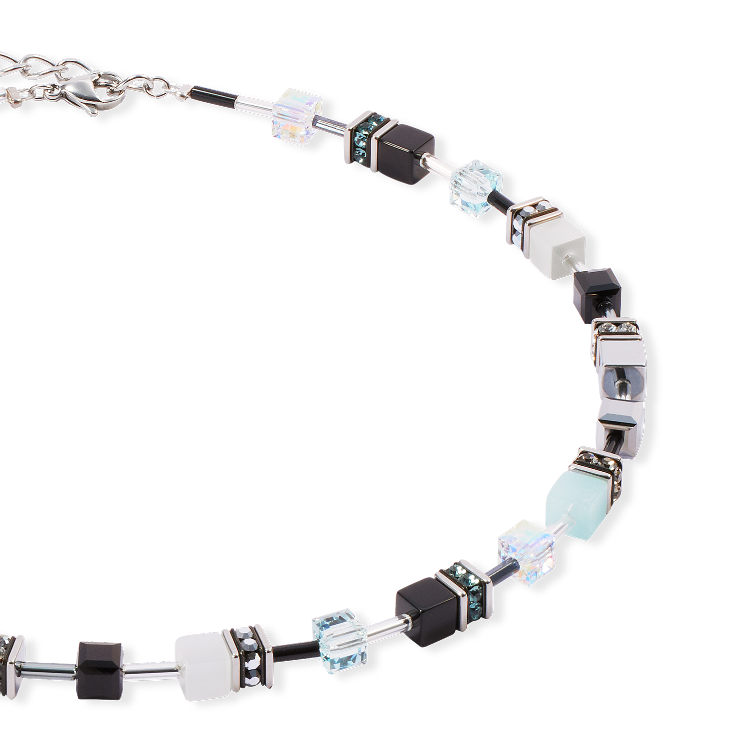 Collana GeoCUBE® Iconic Ice Serenity argento
