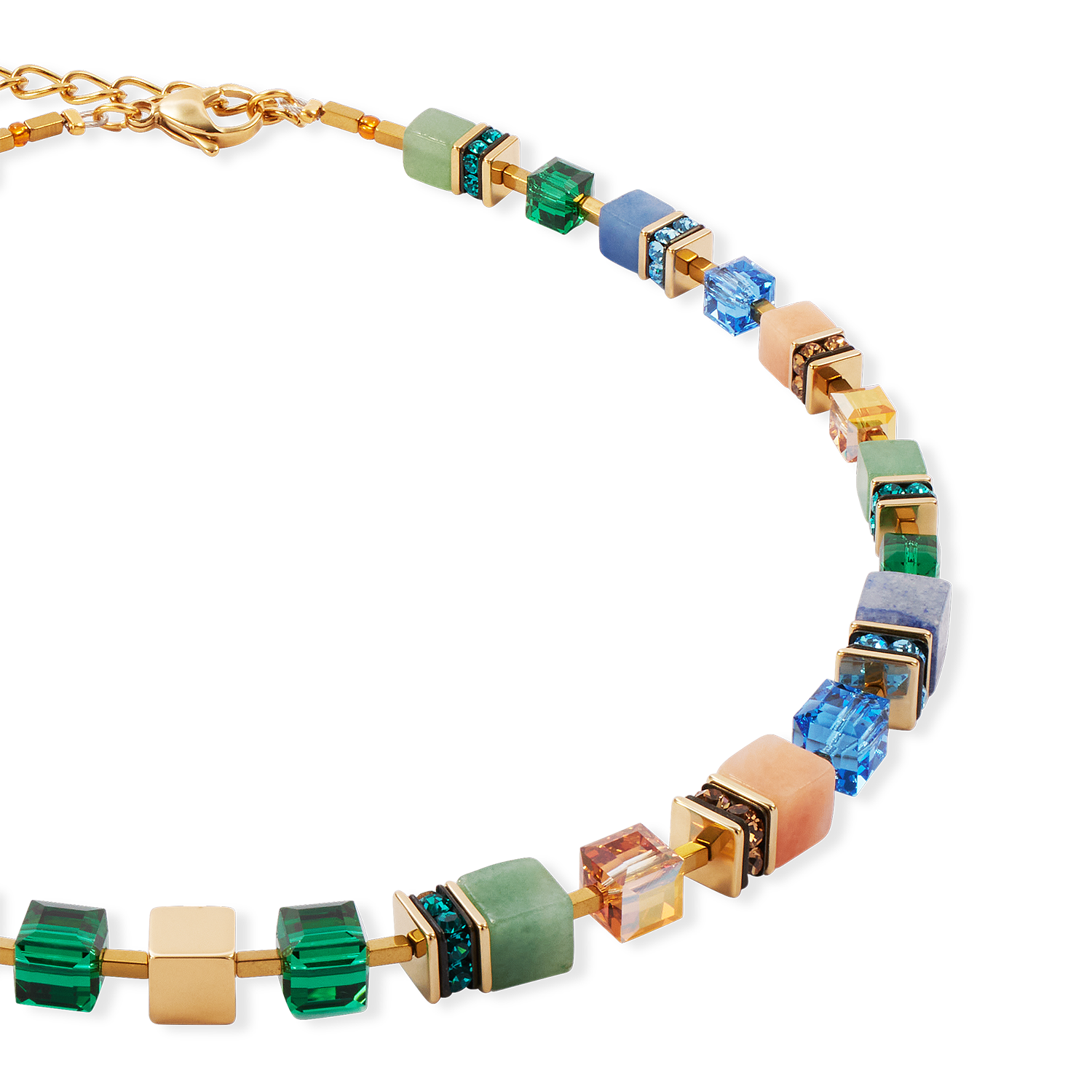 Collana GeoCUBE® Precious Statement oro-spring
