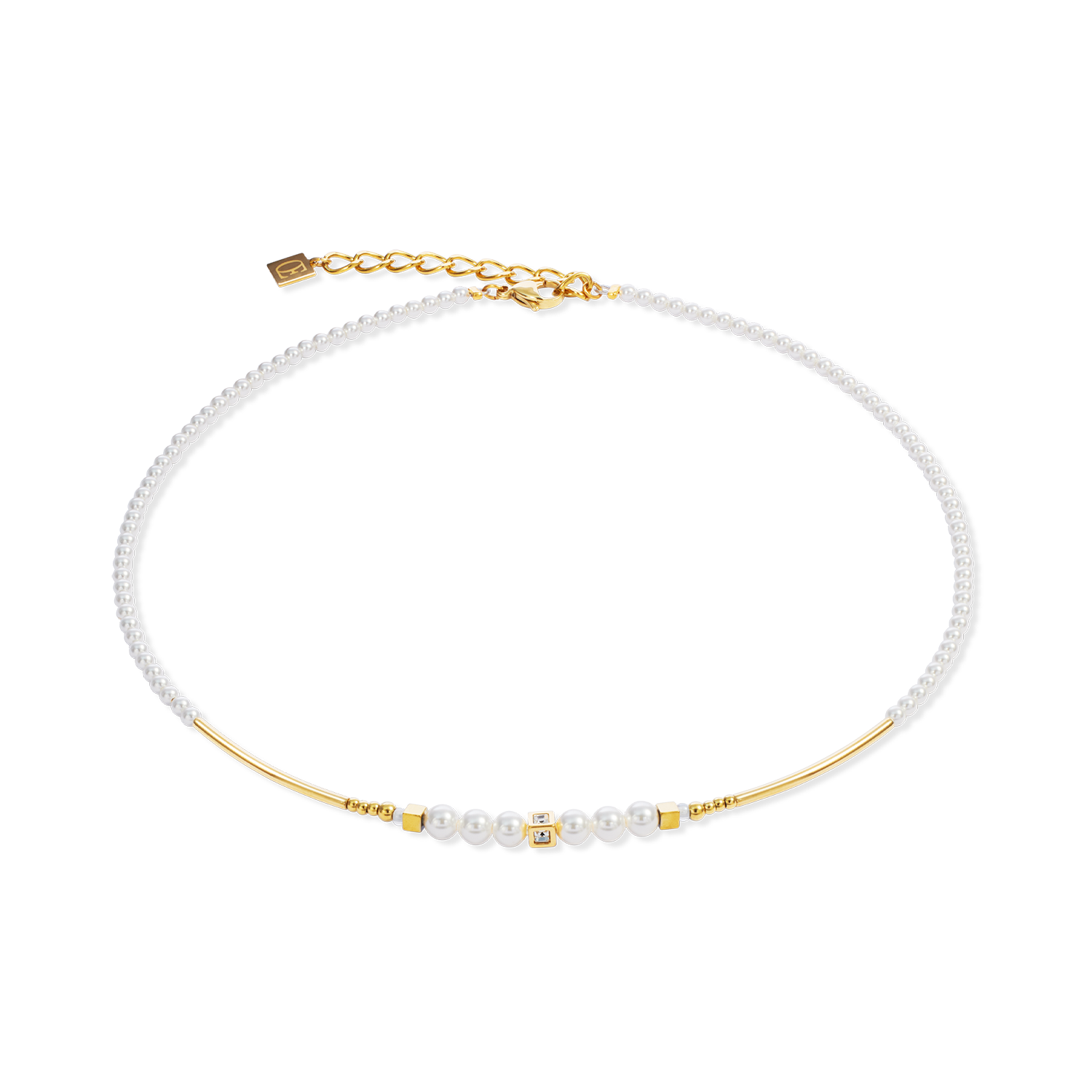 Collana Shimmering Princess Pearls oro-bianco