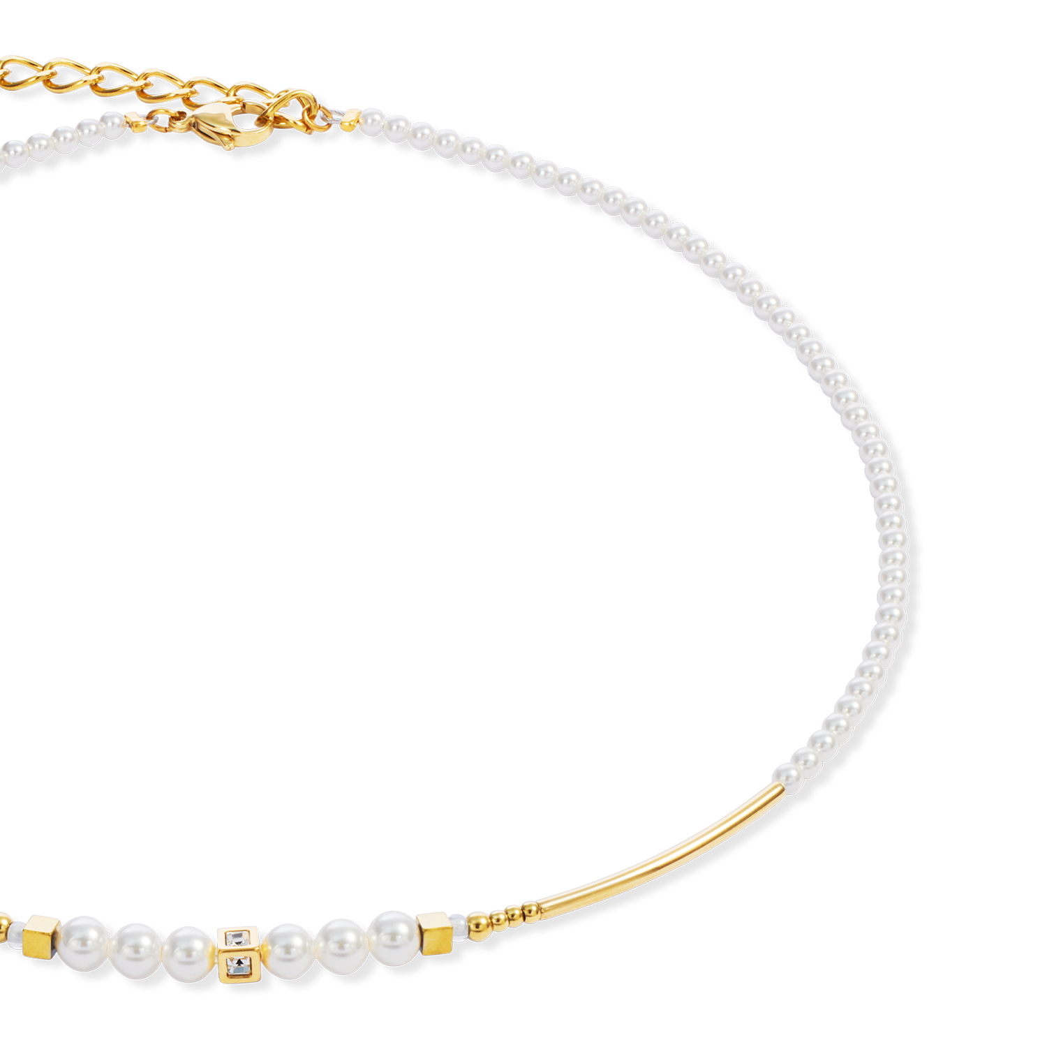 Collana Shimmering Princess Pearls oro-bianco