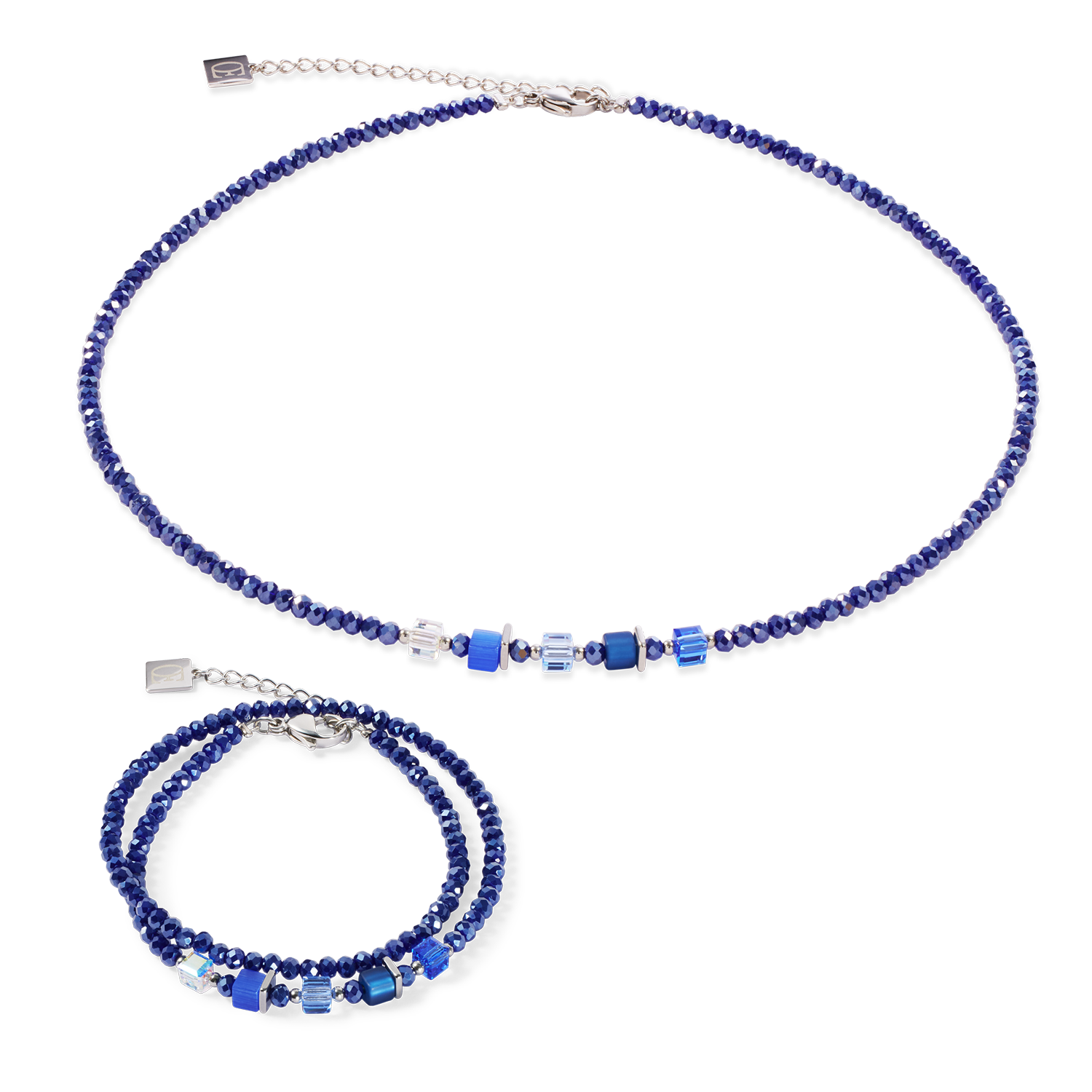 Joyful Colours Update Collana argento-blu