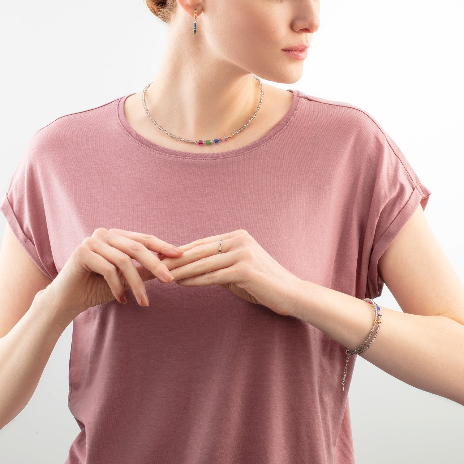 Joyful Colours Update Collana argento-multicolor