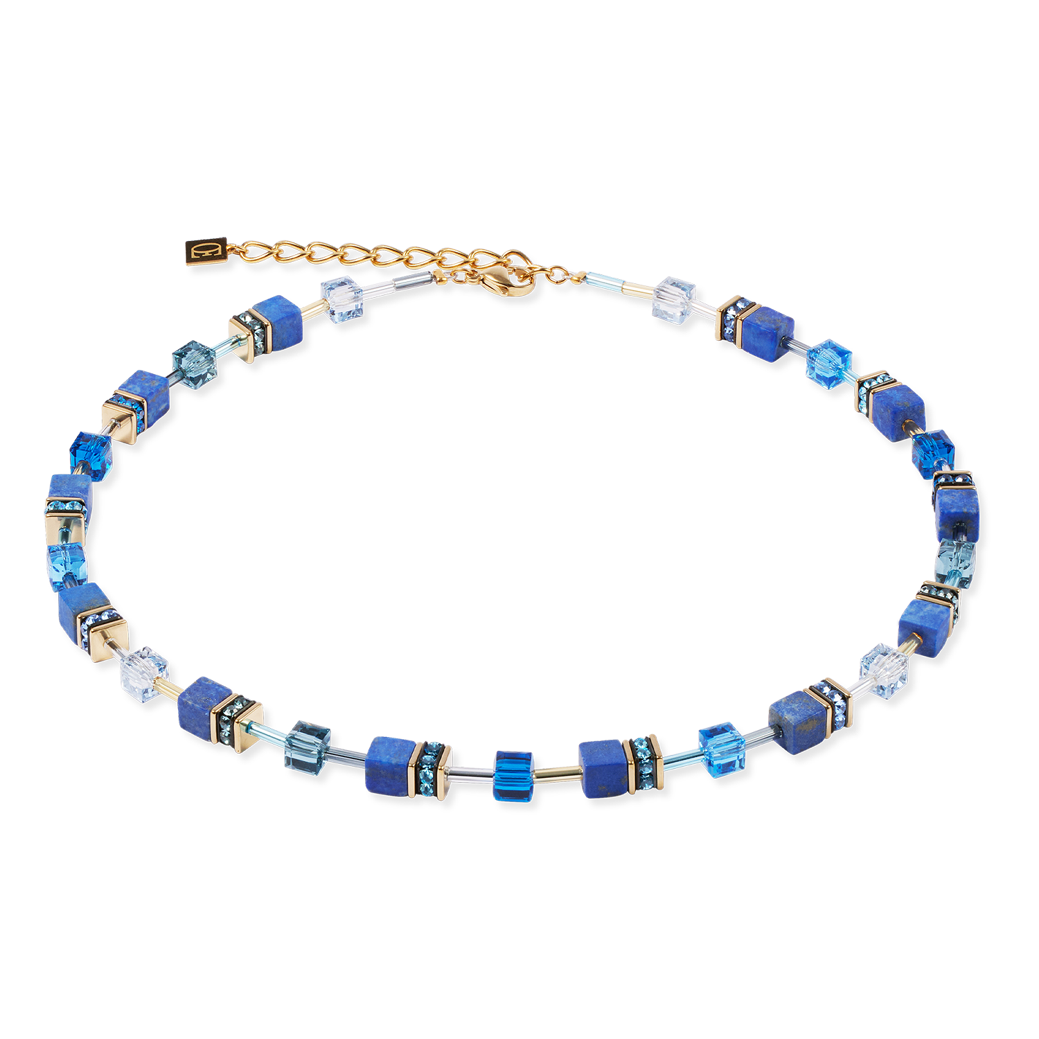 Collana GeoCUBE® Iconic Precious blu