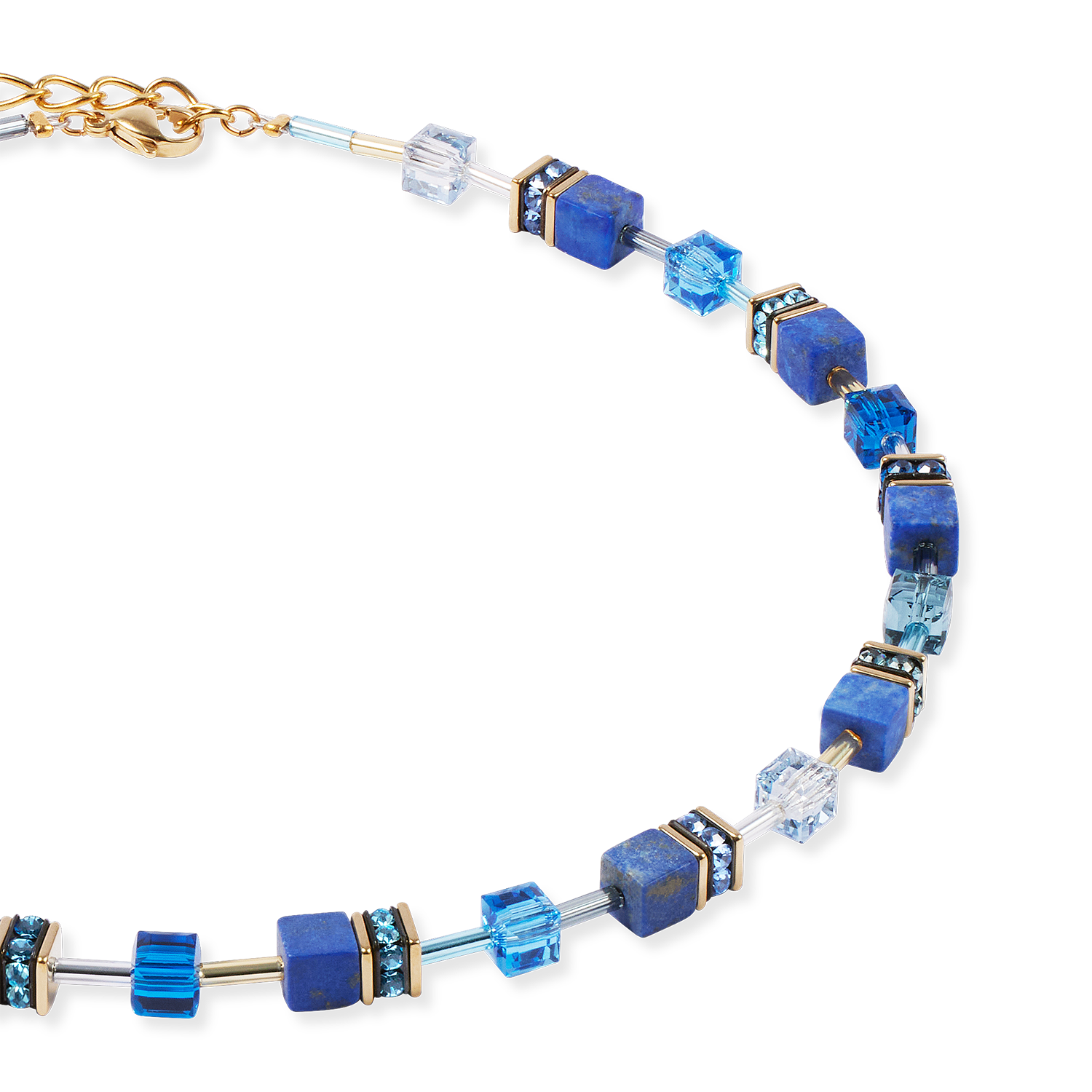 Collana GeoCUBE® Iconic Precious blu