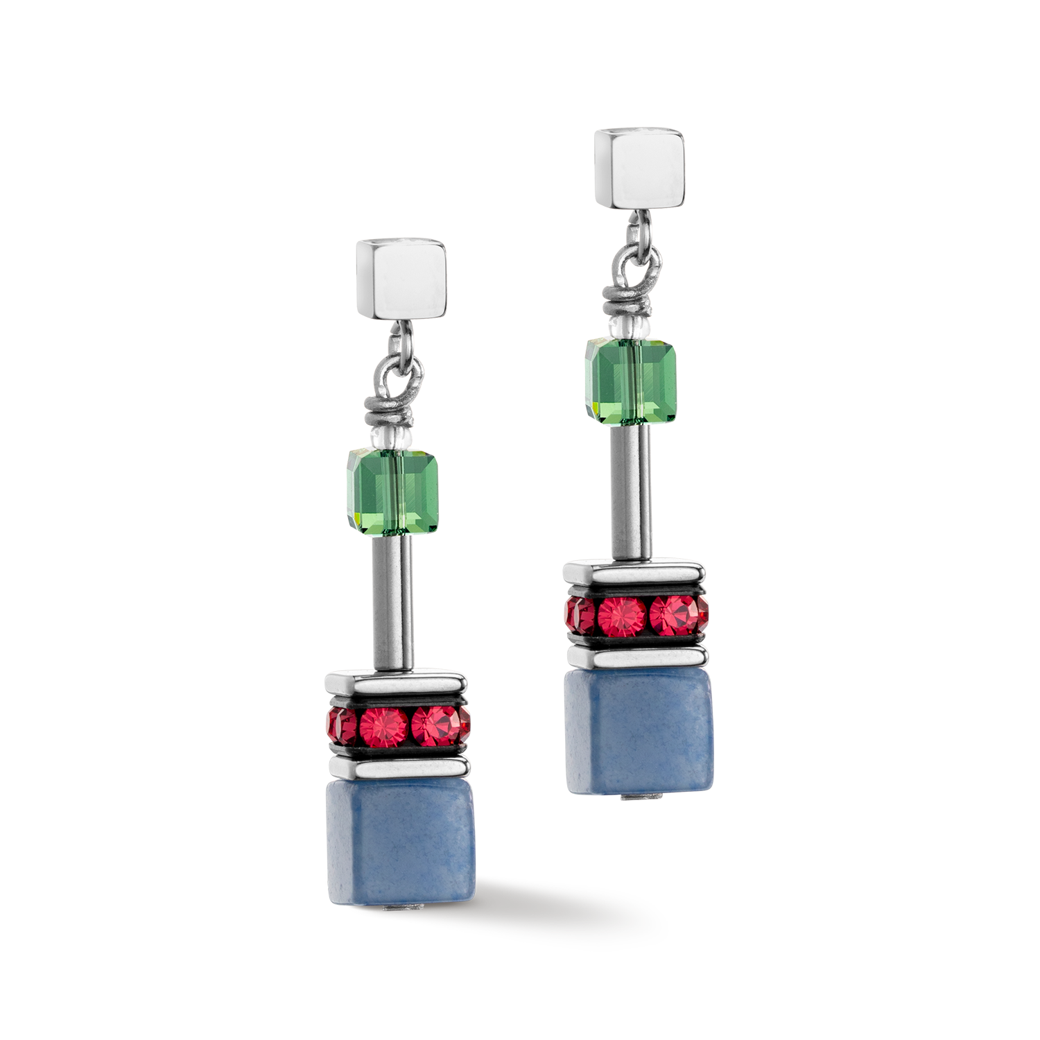 Orecchini GeoCUBE® Iconic Precious Multicolour Delight