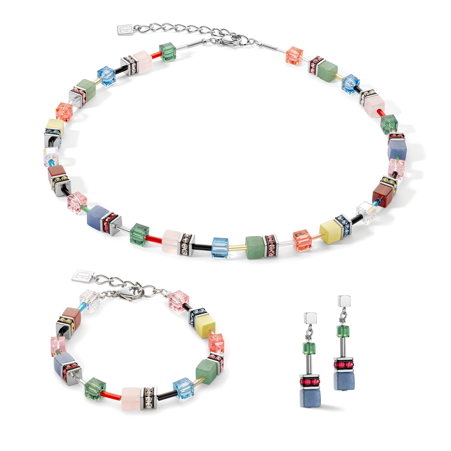 Bracciale GeoCUBE® Iconic Precious Multicolour Delight