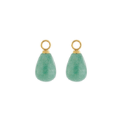 EAR ME UP Charm Gocce Oro-Verde