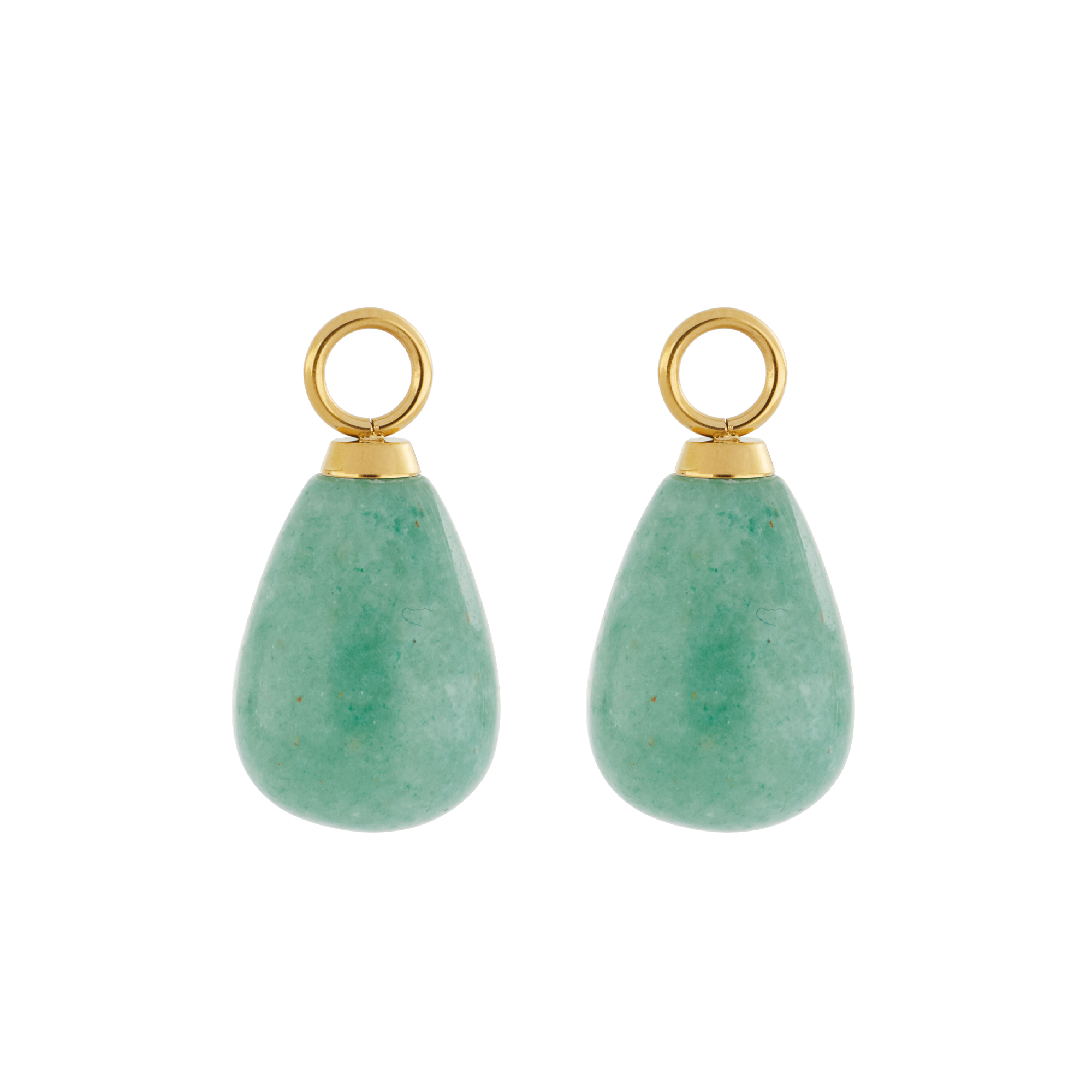 EAR ME UP Charm Gocce Oro-Verde