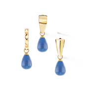 EAR ME UP Charm Gocce Oro-Blu