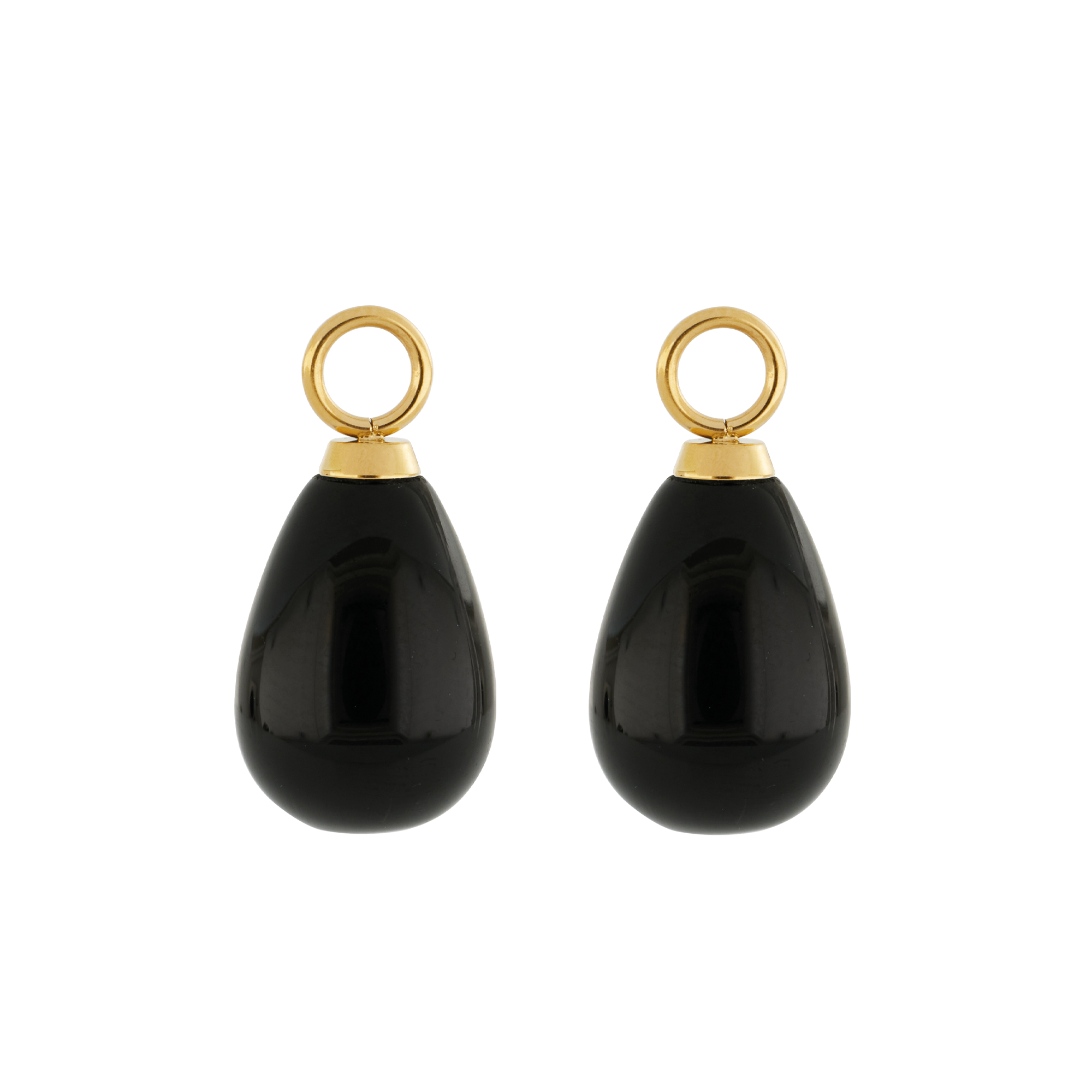 EAR ME UP Charm Gocce Oro-Nero