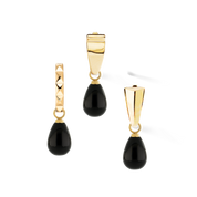 EAR ME UP Charm Gocce Oro-Nero