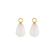 EAR ME UP Charm Gocce Oro-Bianco