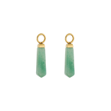 EAR ME UP Charm Obelisco Oro-Verde