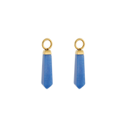 EAR ME UP Charm Obelisco Oro-Blu