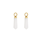 EAR ME UP Charm Obelisco Oro-Bianco