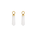 EAR ME UP Charm Obelisco Oro-Bianco