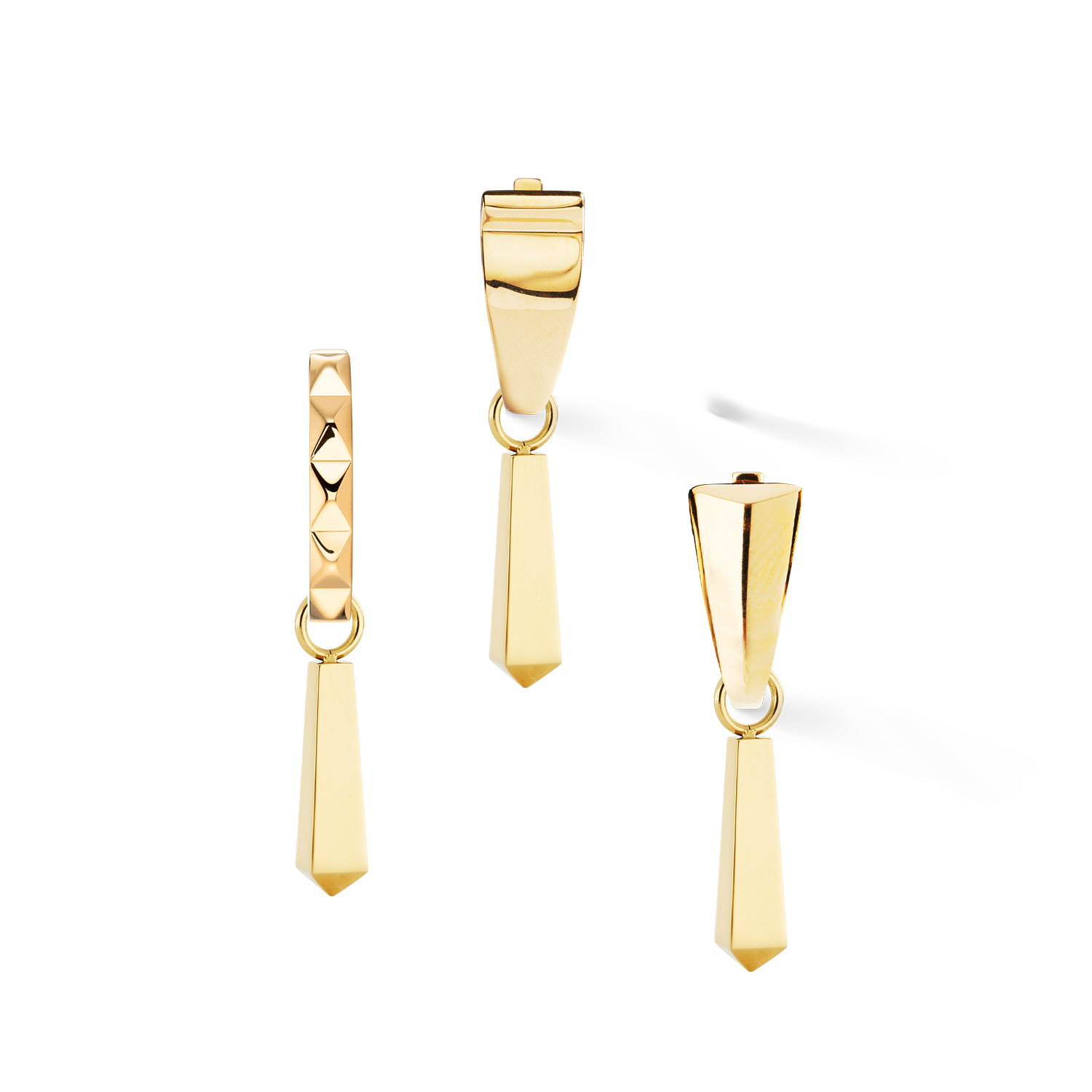 EAR ME UP Charm Obelisco Oro