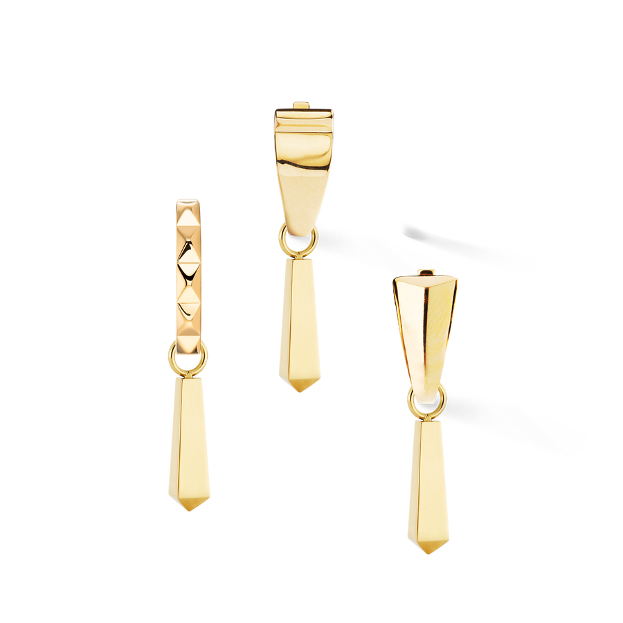 EAR ME UP Charm Obelisco Oro