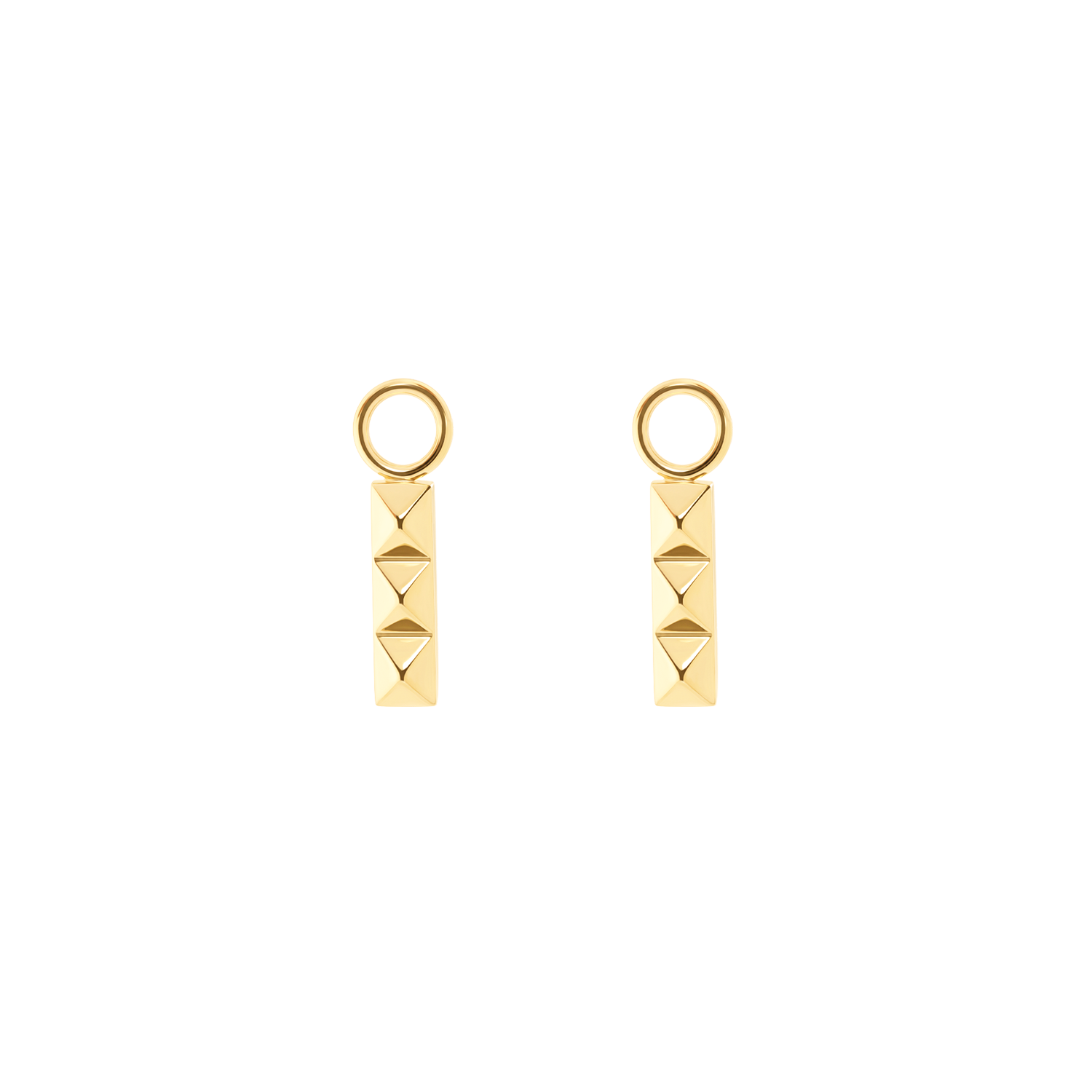 EAR ME UP Charm Spikes Trio Bar oro