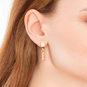 EAR ME UP Charm Spikes Trio Bar oro