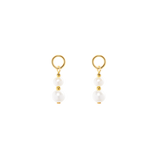 EAR ME UP Charm Pearls oro-bianco