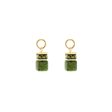 EAR ME UP Charm GeoCUBE® oro-verde