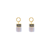 EAR ME UP Charm GeoCUBE® oro-grigio