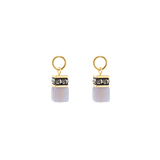 EAR ME UP Charm GeoCUBE® oro-grigio