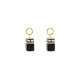 EAR ME UP Charm GeoCUBE® oro-nero
