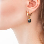 EAR ME UP Charm GeoCUBE® oro-nero