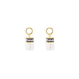 EAR ME UP Charm GeoCUBE® oro-cristallo