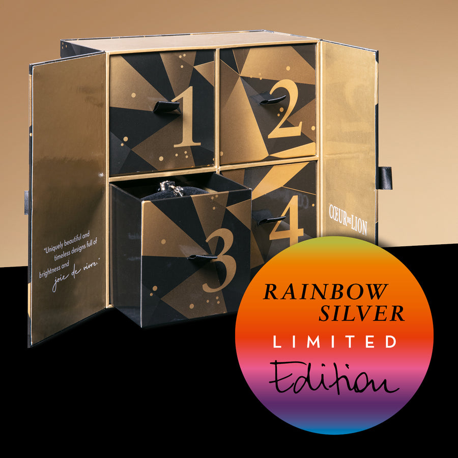 Calendario dell'Avvento Rainbow Argento