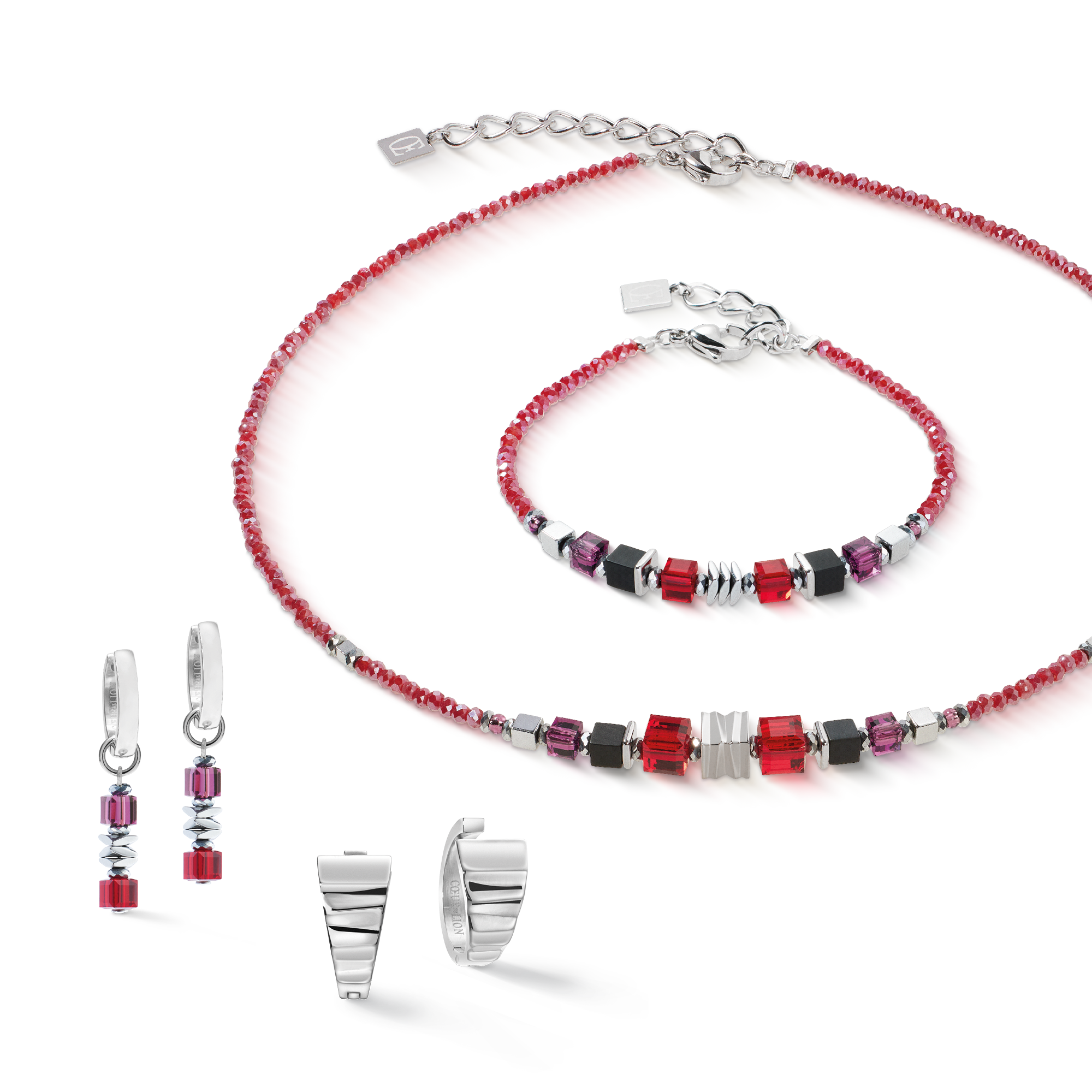Calendario dell'Avvento Wave Festive argento
