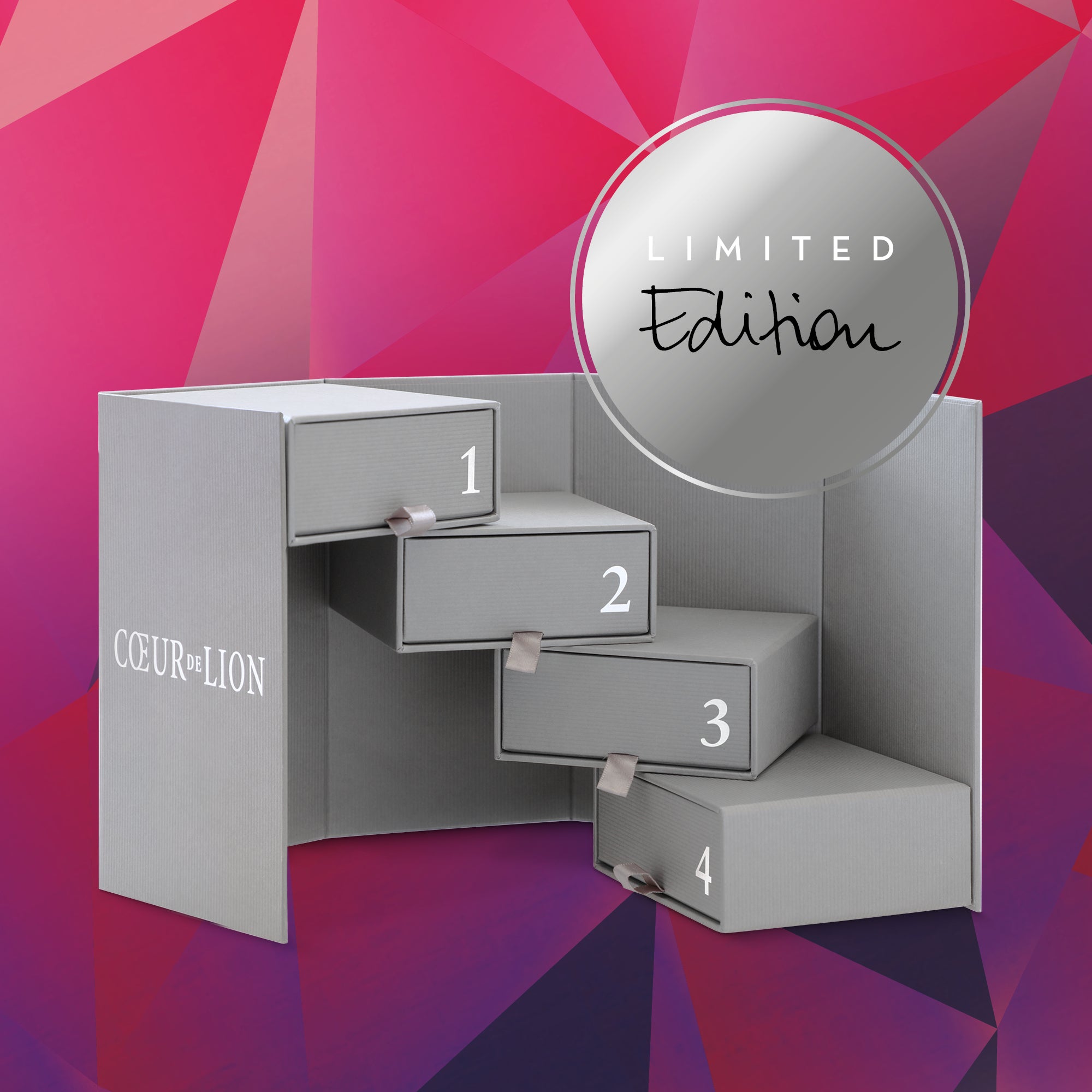 Calendario dell'Avvento Wave Festive argento