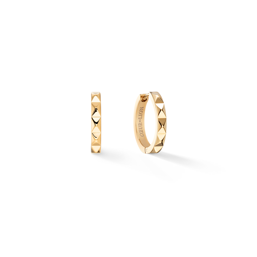 Orecchini creoli Spikes 12 oro