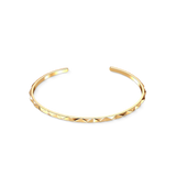 Bracciale rigido aperto Spikes oro