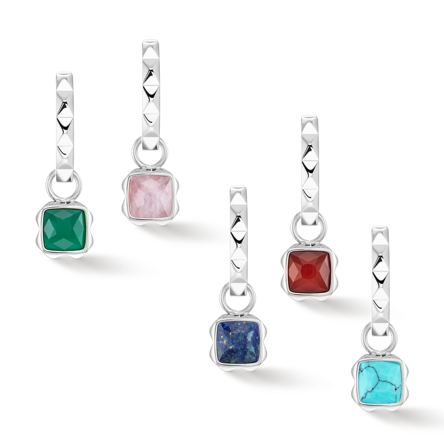 Orecchini creoli Spikes 23 argento