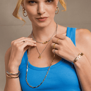Orecchini creoli Spikes 35 oro
