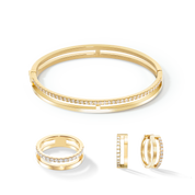 Eternal Unity Bracciale oro-cristallo