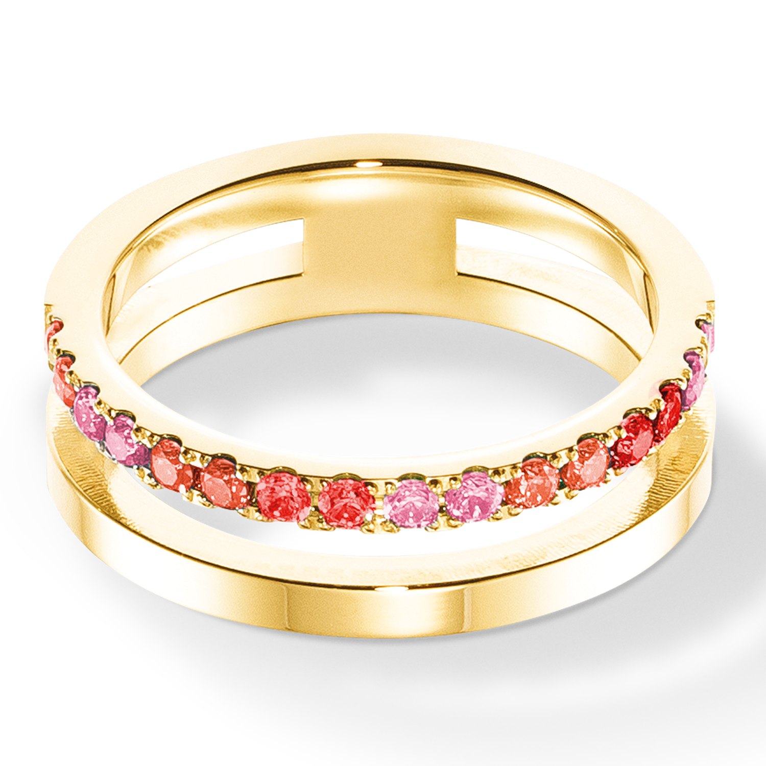 Eternal Unity Anello rosso-oro
