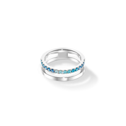 Eternal Unity Anello argento-blu