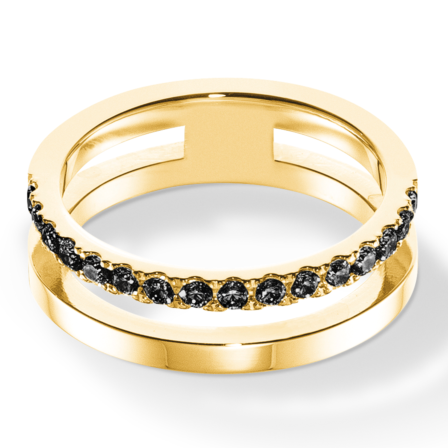 Eternal Unity Anello oro-nero