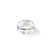 Eternal Unity Anello argento-multicolore