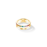 Eternal Unity anello oro-rainbow