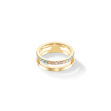Eternal Unity Anello oro-multicolore pastello