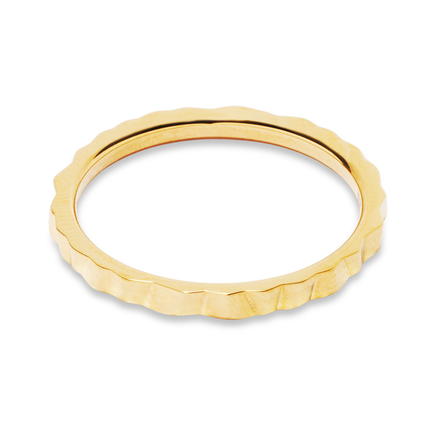 Anello Slim Wave Gold